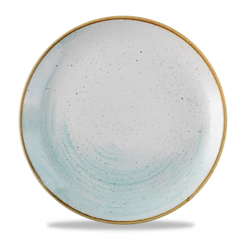 Stonecast Accents Duck Egg Coupe Plate