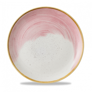 28.8cm Stonecast Accents Pink Coupe Plate