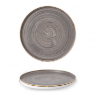 Stonecast Peppercorn Grey Walled Plate