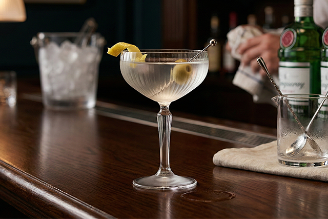 50-50 Martini Cocktail