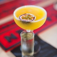 Porn Star Martini Cocktail with Prosecco Shot