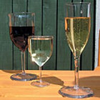 Reusable Plastic Wine Glasses