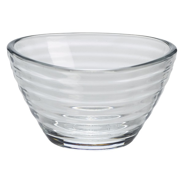 Ribbed Glass Ramekin Wavy Ramekin Glass Ramekin Glass Dip DIsh