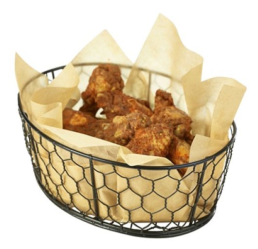 Black Wire Basket Food Display Basket Sharing Basket