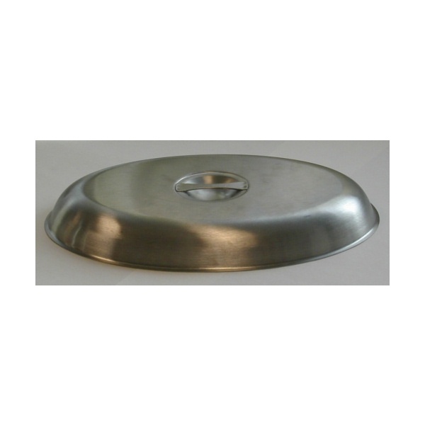 Stainless Steel Oval Cover for Vegetable Dish Metal Serving Lid