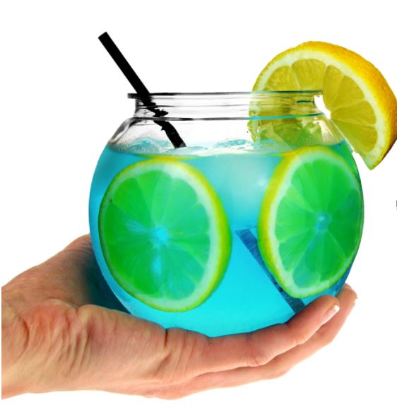 Individual Mini Cocktail Fish Bowl Wholesale Plastic Fish Bowl for Cocktails