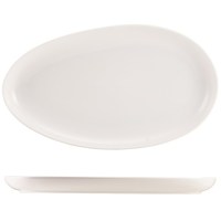 WhiteOrganicOvalPlate