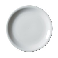 White Porcelain Narrow Rim Plate