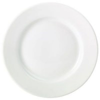 White Porcelain Classic Winged Plate