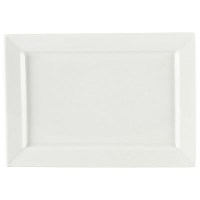 White Porcelain Rectangular Plate