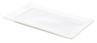 White Porcelain Rectangular Plate