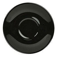 BLACK Porcelain Saucer