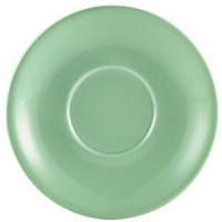 16cm GREEN Porcelain Saucer