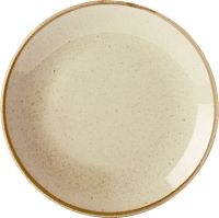 Wheat Porcelite Seasons Coupe Plate