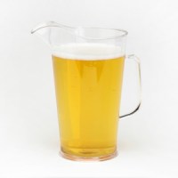 Plastic Beer Jug with Beer