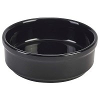 100mm Black Round Dish