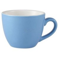 Blue Porcelain Bowl Shaped Espresso Cup