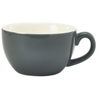Grey Porcelain Bowl Shaped Cup