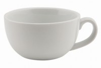 White Porcelain Bowl Shaped Cup