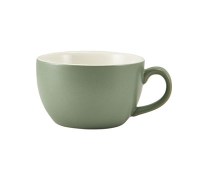 Matt Green Porcelain Bowl Shaped Cup