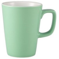 GREEN Porcelain Latte-Conical Mug