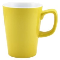 YELLOW Porcelain Latte-Conical Mug