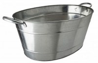 Galvanised Steel Bottle Tub 44 Litre