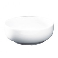 White Porcelain Low Round Bowl