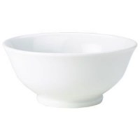 White Porcelain Footed Valier Bowl