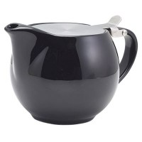 Black Porcelain Teapot