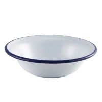 White Enamel Bowl