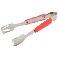 Stainless Steel BuffetPro Serving Tongs RED Handle