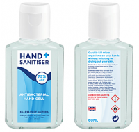 60ml Hand Sanitizer Gel 75% Alcohol