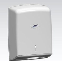 WHITE Handtowel Dispenser ABS Plastic