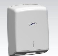 WHITE Handtowel Dispenser ABS Plastic
