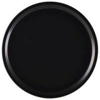 Luna Matt Black Pizza Plate