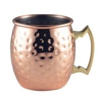 Copper Hammered Barrel Mug 14oz / 40oz