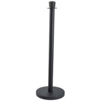 BLACK Rope Barrier Post