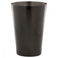 Gun Metal Black Finish Medium Boston Shaker Can 18oz