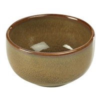 Rustic Stoneware Bowl in BROWN
