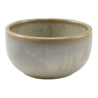 Matt Grey Terra Porcelain Round Bowl 