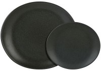 29.5m Carbon Oval Bistro Plate