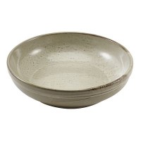 Grey Terra Porcelain Coupe Bowl