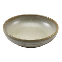 Matt Grey Terra Porcelain Coupe Bowl