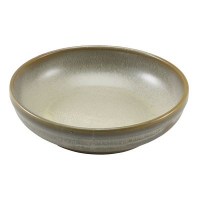 Matt Grey Terra Porcelain Coupe Bowl