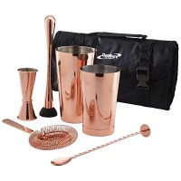 Copper 7 Piece Cocktail Set