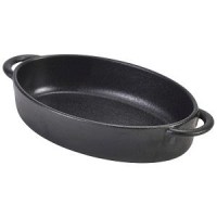 Oval Eared Dish CAST IRON EFFECT