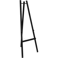 Black Wooden Easel for Chalkboard