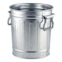 Miniature Galvanised Steel Bin