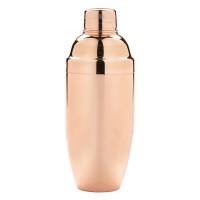 50cl - 17.5oz Copper Finish Cobbler Cocktail Shaker